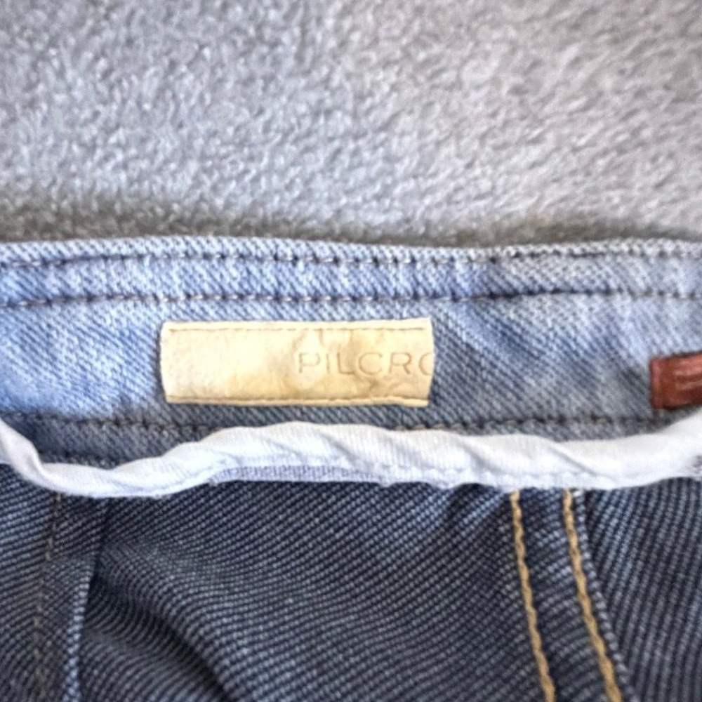 Pilcro High-Rise Trouser Bootcut Jeans Light Wash Denim Size 6 - Picture 3 of 6